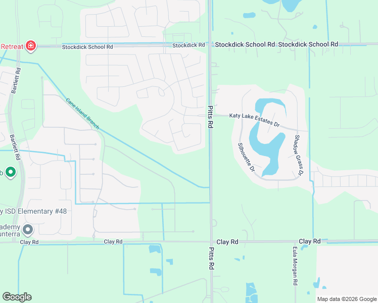 map of restaurants, bars, coffee shops, grocery stores, and more near 4606 Pitts Road in Katy