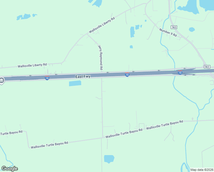 map of restaurants, bars, coffee shops, grocery stores, and more near 602 Jerry Raymond Road in Wallisville