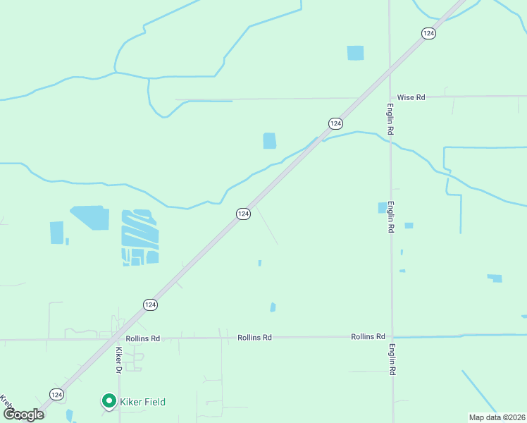 map of restaurants, bars, coffee shops, grocery stores, and more near 27717 Texas 124 in Winnie