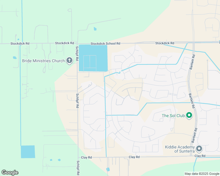 map of restaurants, bars, coffee shops, grocery stores, and more near Metzger Road in Katy