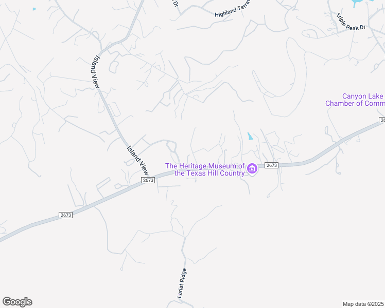 map of restaurants, bars, coffee shops, grocery stores, and more near 5150 Farm to Market Road 2673 in Canyon Lake