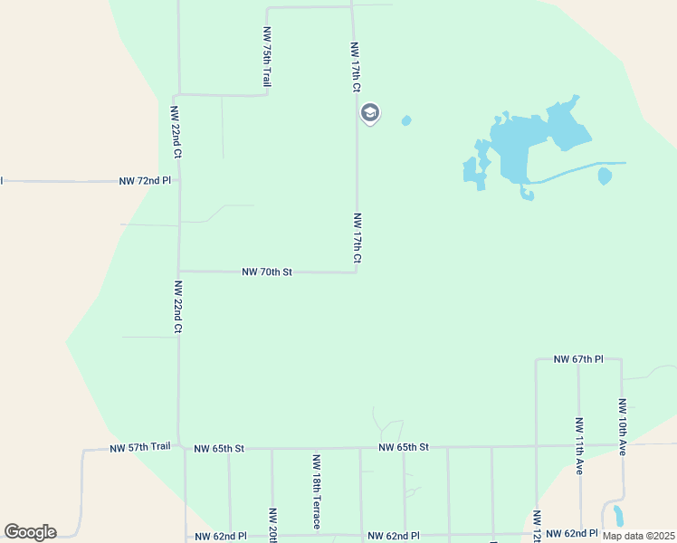 map of restaurants, bars, coffee shops, grocery stores, and more near Northwest 70th Street in Bell