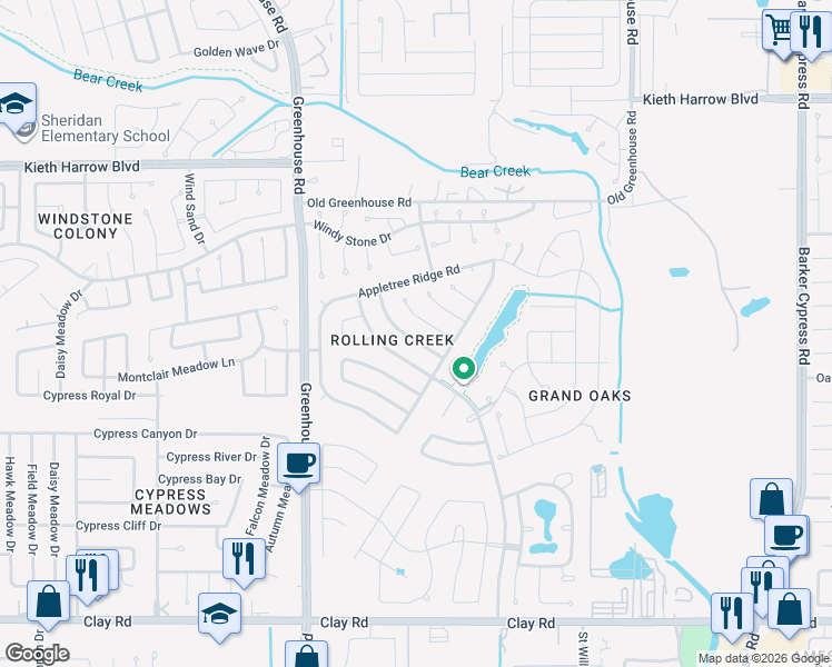 map of restaurants, bars, coffee shops, grocery stores, and more near 4714 Twisting Road in Houston