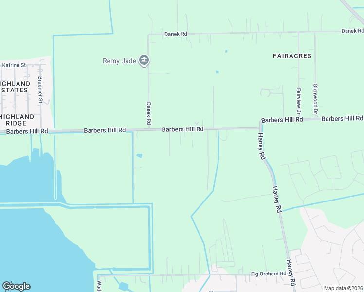 map of restaurants, bars, coffee shops, grocery stores, and more near 3418 Barbers Hill Road in Highlands