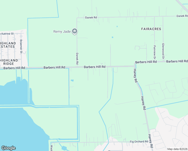 map of restaurants, bars, coffee shops, grocery stores, and more near 3418 Barbers Hill Road in Highlands
