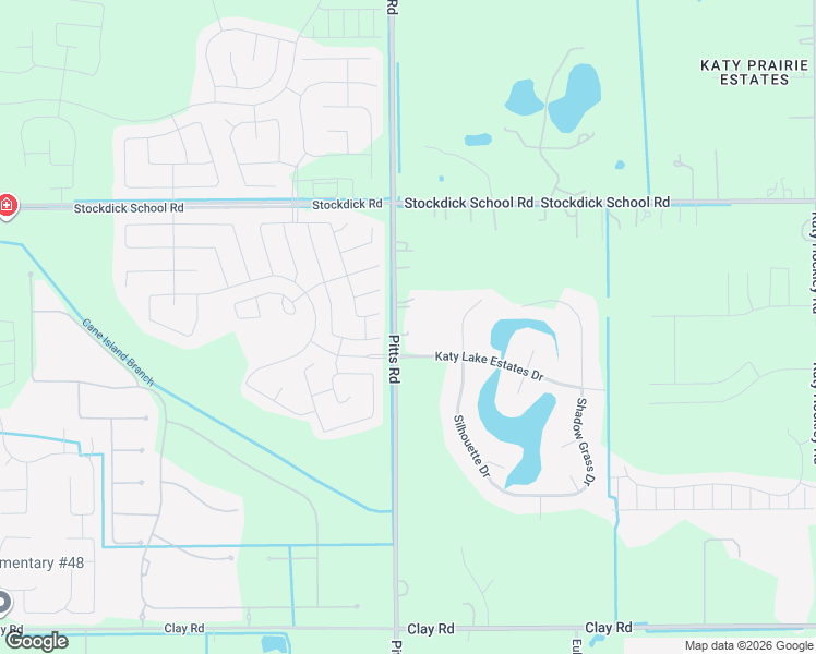 map of restaurants, bars, coffee shops, grocery stores, and more near 4718 Pitts Road in Katy