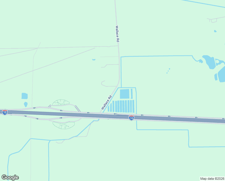 map of restaurants, bars, coffee shops, grocery stores, and more near Wallace Road in Hankamer