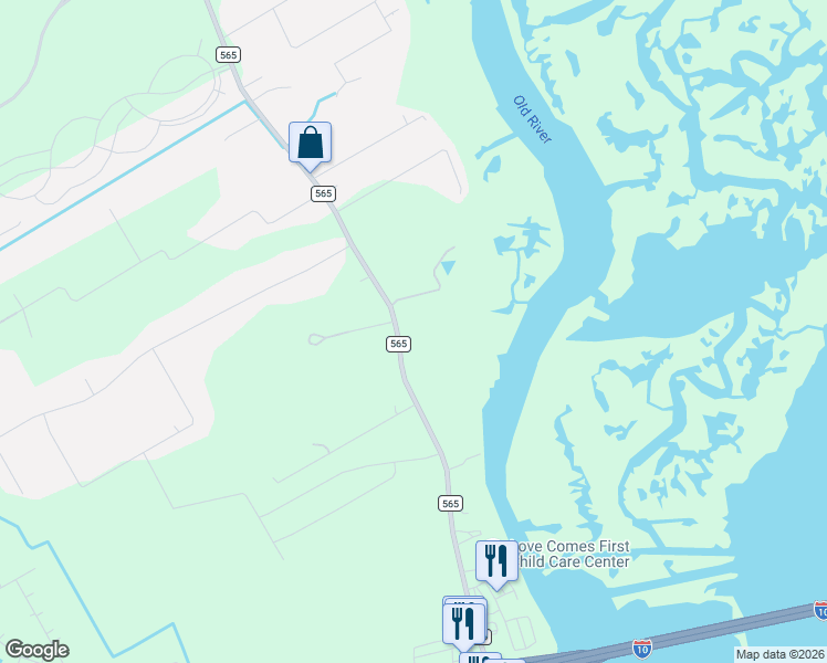map of restaurants, bars, coffee shops, grocery stores, and more near 7725 Farm-to-Market 565 in Cove