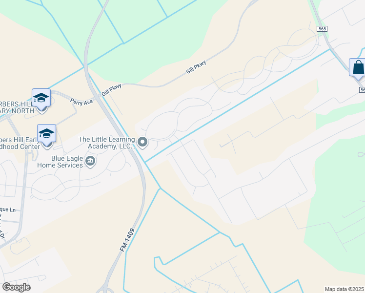 map of restaurants, bars, coffee shops, grocery stores, and more near 14910 Lake Shore Avenue in Mont Belvieu