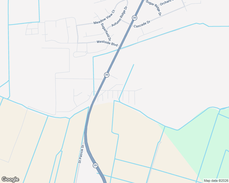 map of restaurants, bars, coffee shops, grocery stores, and more near Maple Lane in Thibodaux