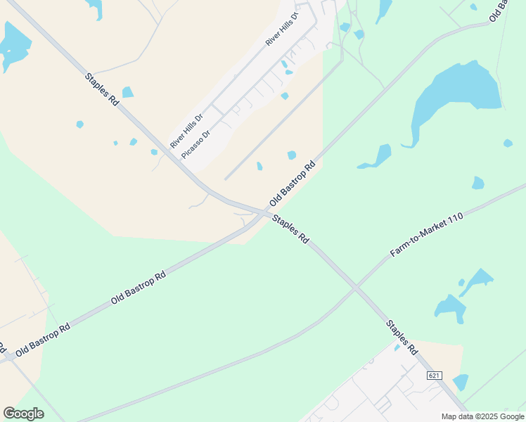 map of restaurants, bars, coffee shops, grocery stores, and more near 2497 Staples Road in San Marcos