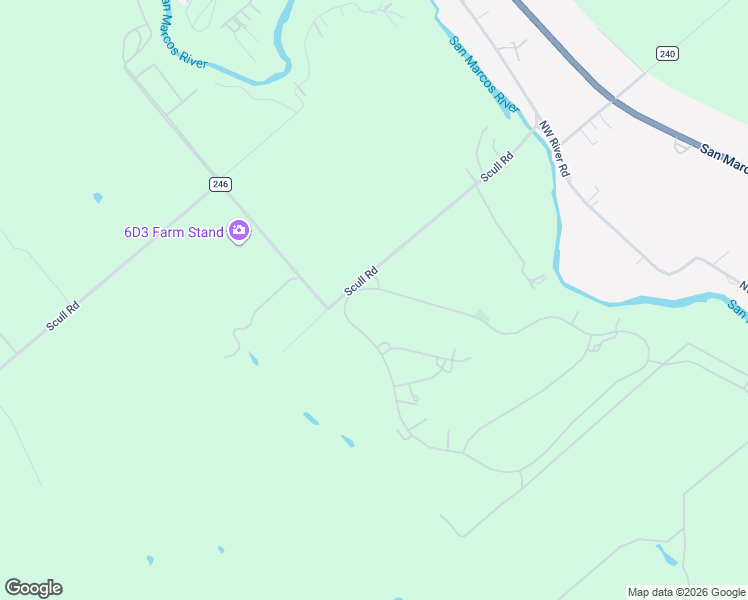 map of restaurants, bars, coffee shops, grocery stores, and more near 106 River Ranch Circle in Martindale