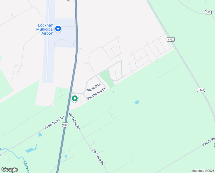 map of restaurants, bars, coffee shops, grocery stores, and more near 2510 Silvercloud Drive in Lockhart