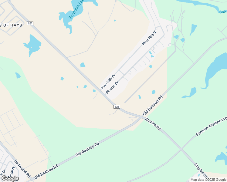 map of restaurants, bars, coffee shops, grocery stores, and more near 116 Picasso Drive in San Marcos