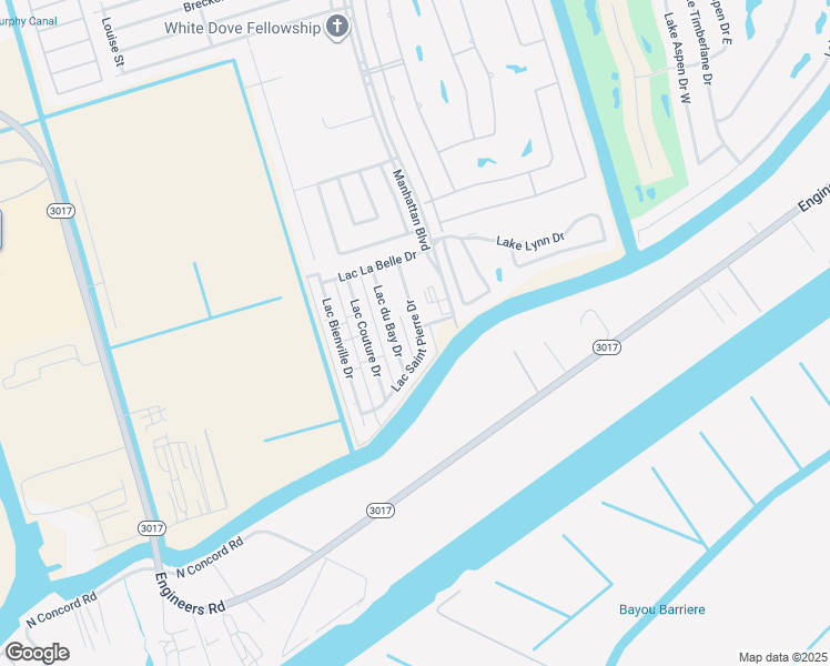 map of restaurants, bars, coffee shops, grocery stores, and more near 4200 Lac Saint Pierre Drive in Harvey