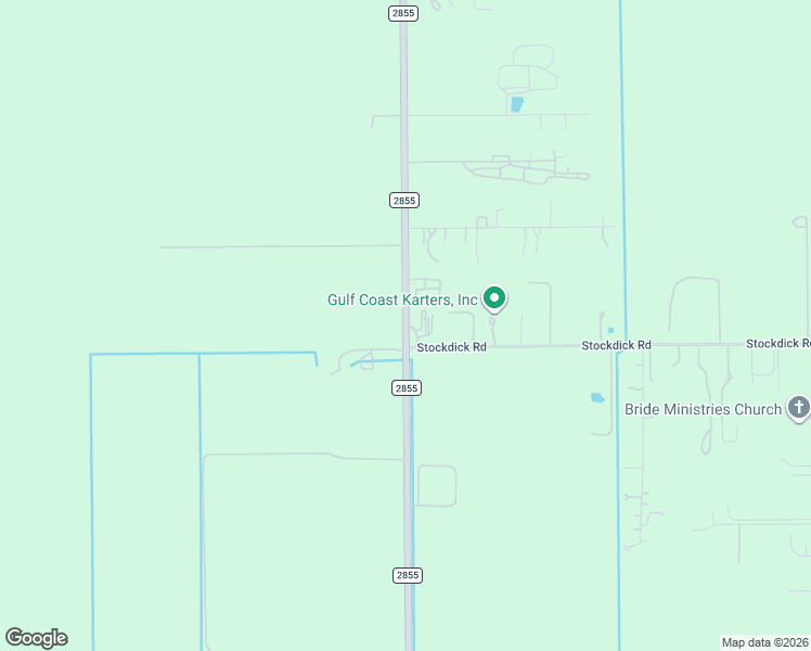map of restaurants, bars, coffee shops, grocery stores, and more near Farm to Market 2855 in Brookshire