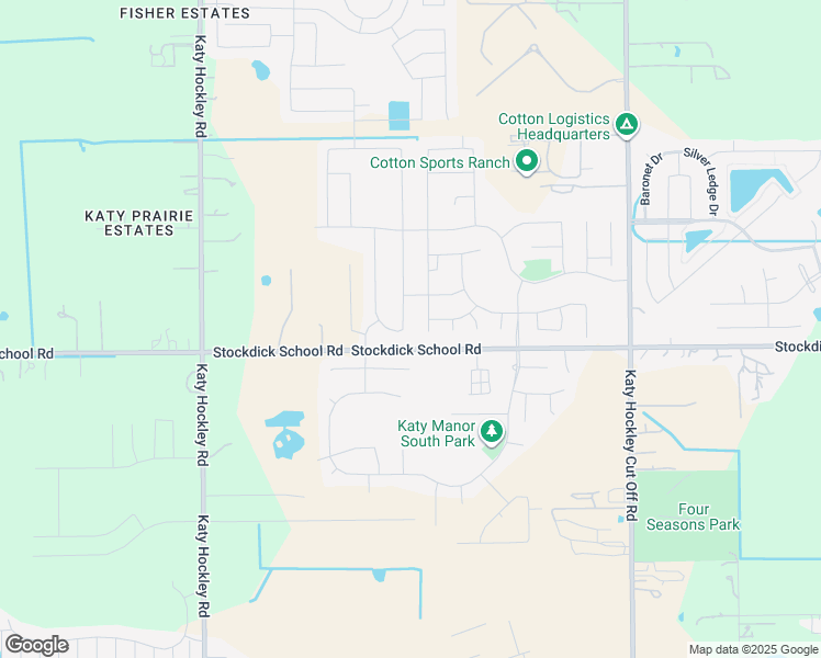 map of restaurants, bars, coffee shops, grocery stores, and more near 5027 Castle Discordia Street in Katy