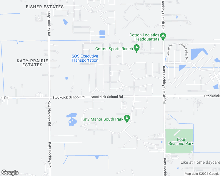 map of restaurants, bars, coffee shops, grocery stores, and more near 5027 Castle Discordia Street in Katy