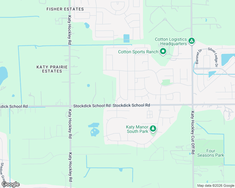 map of restaurants, bars, coffee shops, grocery stores, and more near 5144 Yellow Rays Trl in Katy