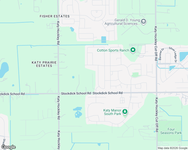 map of restaurants, bars, coffee shops, grocery stores, and more near 5122 Yellow Rays Trail in Katy