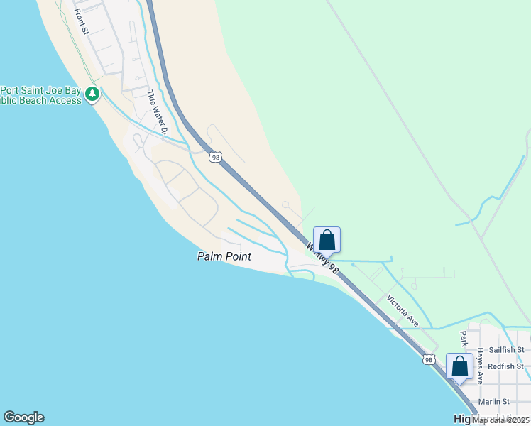 map of restaurants, bars, coffee shops, grocery stores, and more near 3151 West Highway 98 in Port Saint Joe