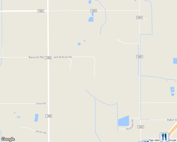 map of restaurants, bars, coffee shops, grocery stores, and more near 240 Jack McBride Road in Winnie