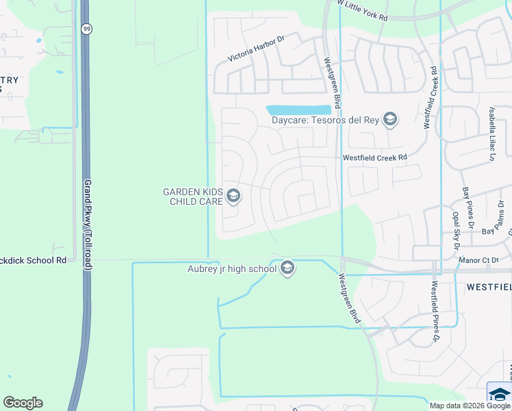 map of restaurants, bars, coffee shops, grocery stores, and more near Stockdick School Road in Katy
