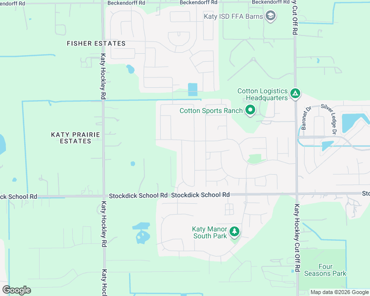 map of restaurants, bars, coffee shops, grocery stores, and more near 25632 Stockdick School Road in Katy
