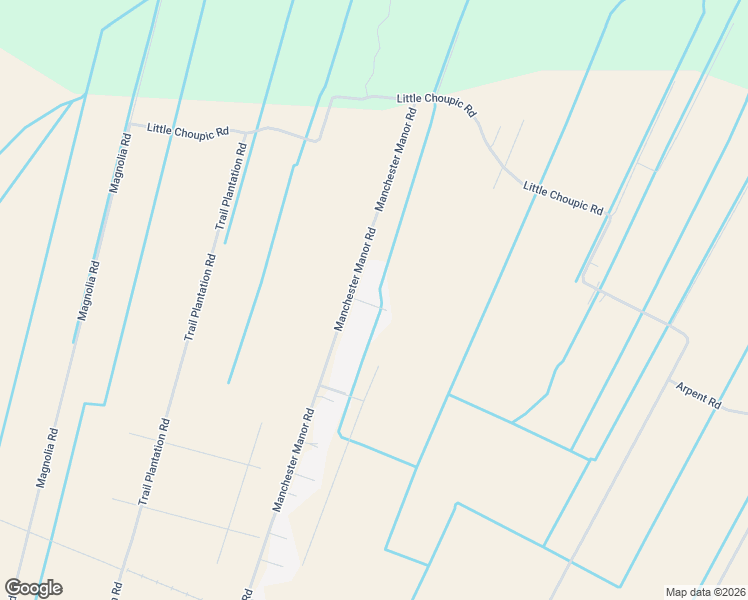 map of restaurants, bars, coffee shops, grocery stores, and more near 700 Manchester Manor Road in Thibodaux