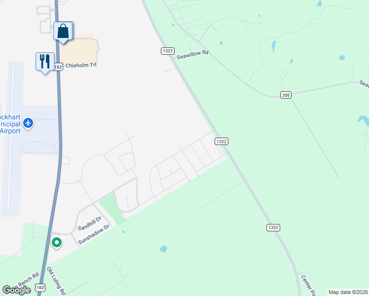 map of restaurants, bars, coffee shops, grocery stores, and more near in Lockhart