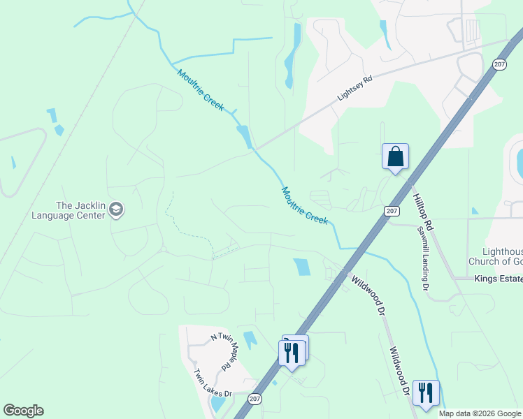 map of restaurants, bars, coffee shops, grocery stores, and more near 1995 Lightsey Road in St. Augustine