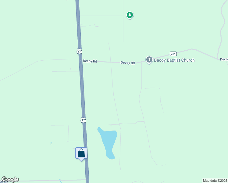 map of restaurants, bars, coffee shops, grocery stores, and more near 6390 Sandhill Road in Green Cove Springs