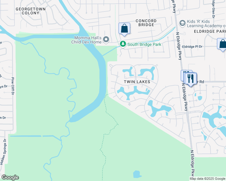 map of restaurants, bars, coffee shops, grocery stores, and more near 13622 Sundowner Drive in Houston