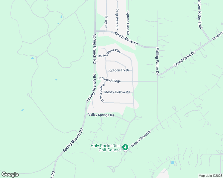 map of restaurants, bars, coffee shops, grocery stores, and more near 1191 Mossy Hollow Road in Spring Branch