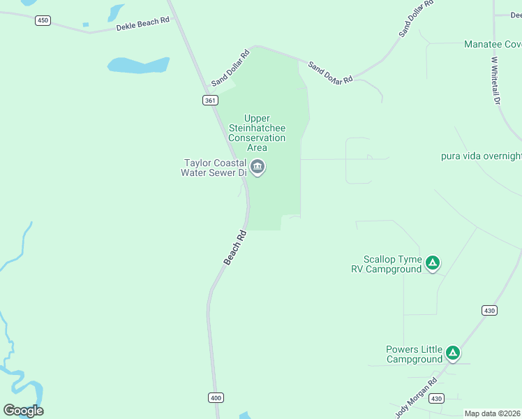 map of restaurants, bars, coffee shops, grocery stores, and more near 18800 Beach Road in Perry