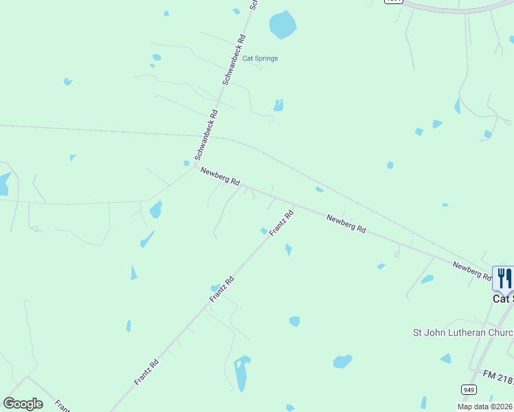 map of restaurants, bars, coffee shops, grocery stores, and more near 11797 Newberg Road in Cat Spring