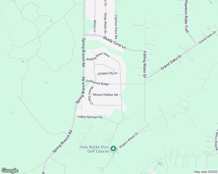 map of restaurants, bars, coffee shops, grocery stores, and more near 1271 Mossy Hollow Road in Spring Branch
