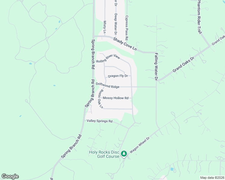 map of restaurants, bars, coffee shops, grocery stores, and more near 1161 Mossy Hollow Road in Spring Branch
