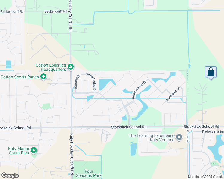 map of restaurants, bars, coffee shops, grocery stores, and more near 5342 Rue Dela Croix Drive in Katy