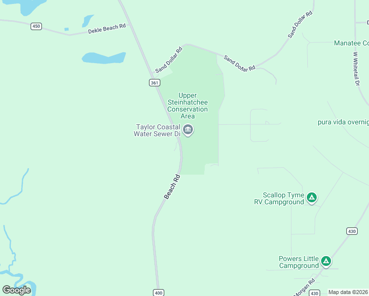 map of restaurants, bars, coffee shops, grocery stores, and more near 18835 Beach Road in Perry