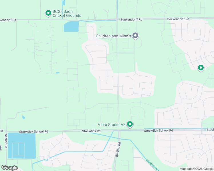 map of restaurants, bars, coffee shops, grocery stores, and more near Unnamed Road in Katy