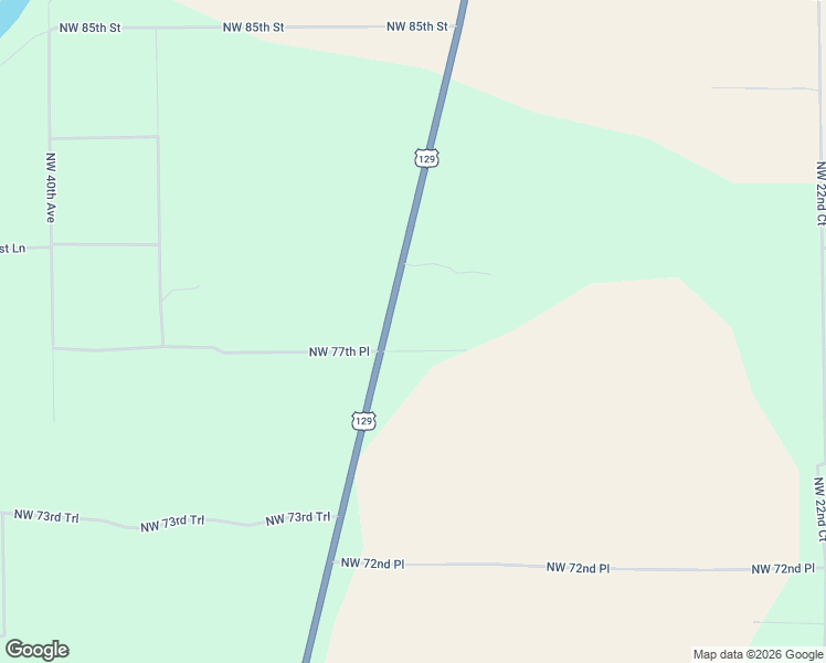 map of restaurants, bars, coffee shops, grocery stores, and more near 7800 U.S. 129 in Bell