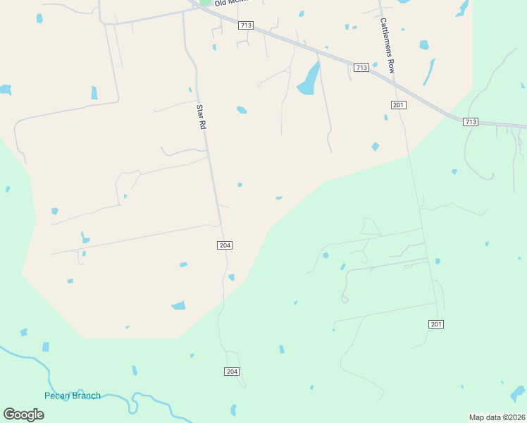 map of restaurants, bars, coffee shops, grocery stores, and more near 708 Star Road in Lockhart