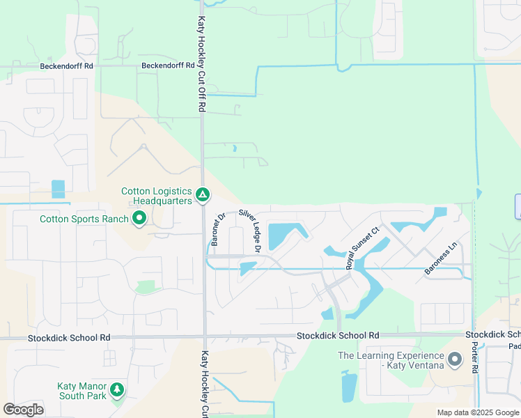 map of restaurants, bars, coffee shops, grocery stores, and more near 24714 Royal Pike Drive in Katy