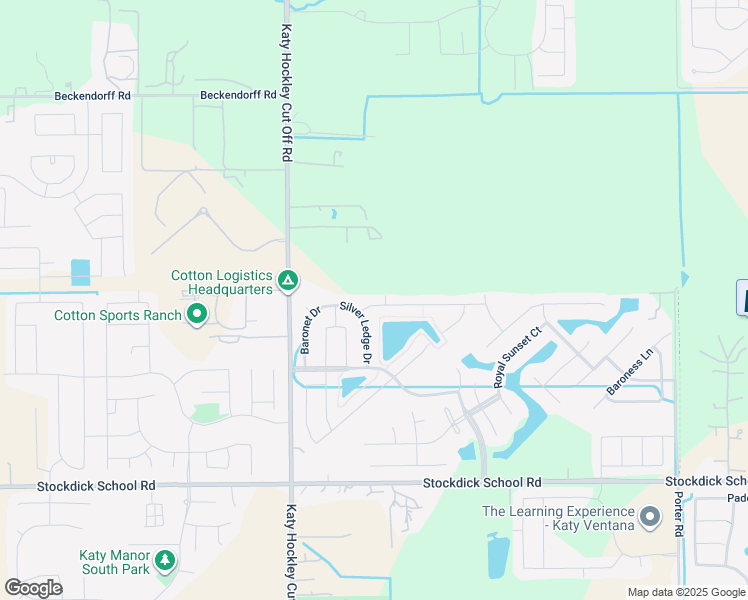map of restaurants, bars, coffee shops, grocery stores, and more near 24714 Royal Pike Drive in Katy