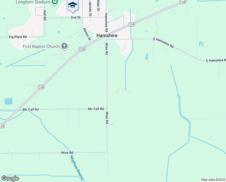 map of restaurants, bars, coffee shops, grocery stores, and more near 16255 Wise Road in Winnie