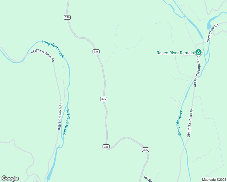 map of restaurants, bars, coffee shops, grocery stores, and more near 9738 Ranch to Market Road 336 in Leakey