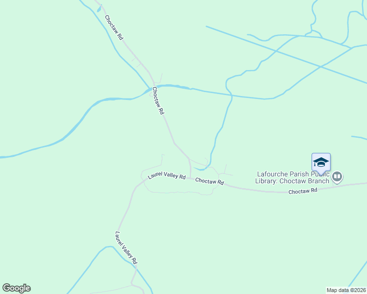 map of restaurants, bars, coffee shops, grocery stores, and more near 1460 Choctaw Road in Thibodaux