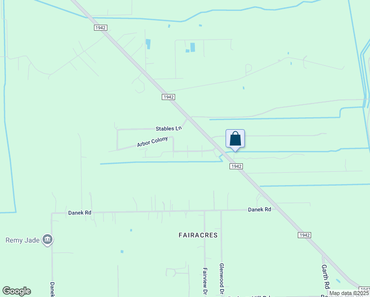 map of restaurants, bars, coffee shops, grocery stores, and more near 4211 Roving Meadows Lane in Crosby