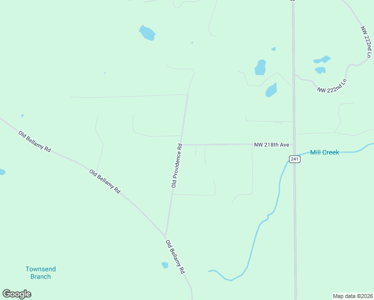 map of restaurants, bars, coffee shops, grocery stores, and more near 21737 Old Providence Road in Alachua